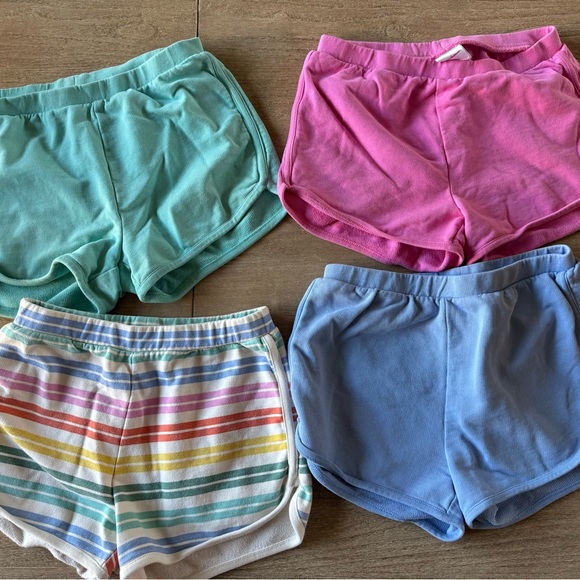 Hanna Anderson Colorful Girls' Dolphin Shorts - Pink, Striped, Mint, Blue - Picture 2 of 3